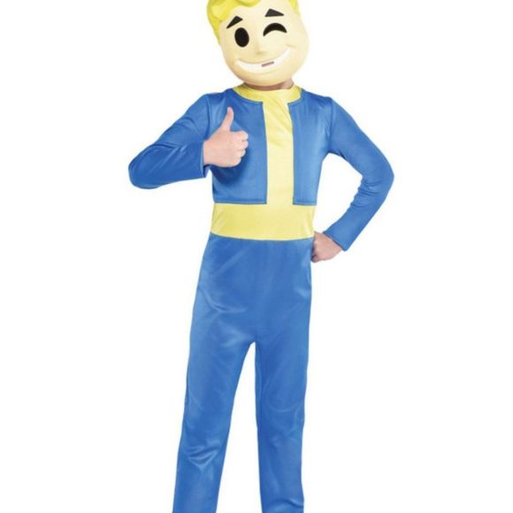 Party City Other New Fallout 76 Vault Boy Standard Adult Costume Size Adult Standard Poshmark